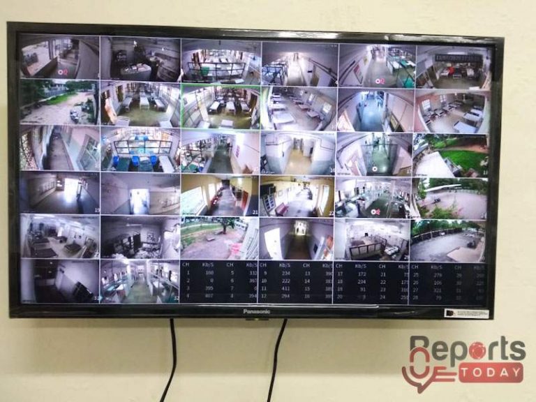 मंडल रेल चिकित्सालय में लगाए गए CCTV कैमरे