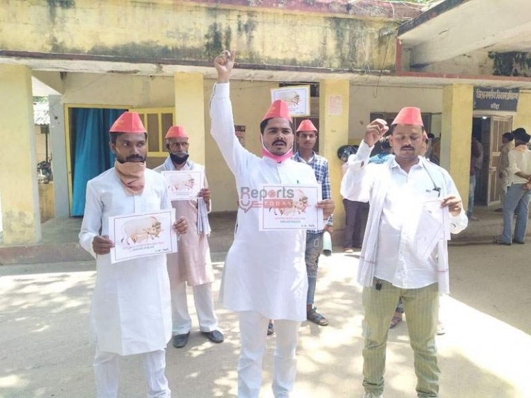 गायों की संदिग्ध मौत पर उच्चस्तरीय जाँच की माँग की बुंदेलखंड इंसाफ सेना ने